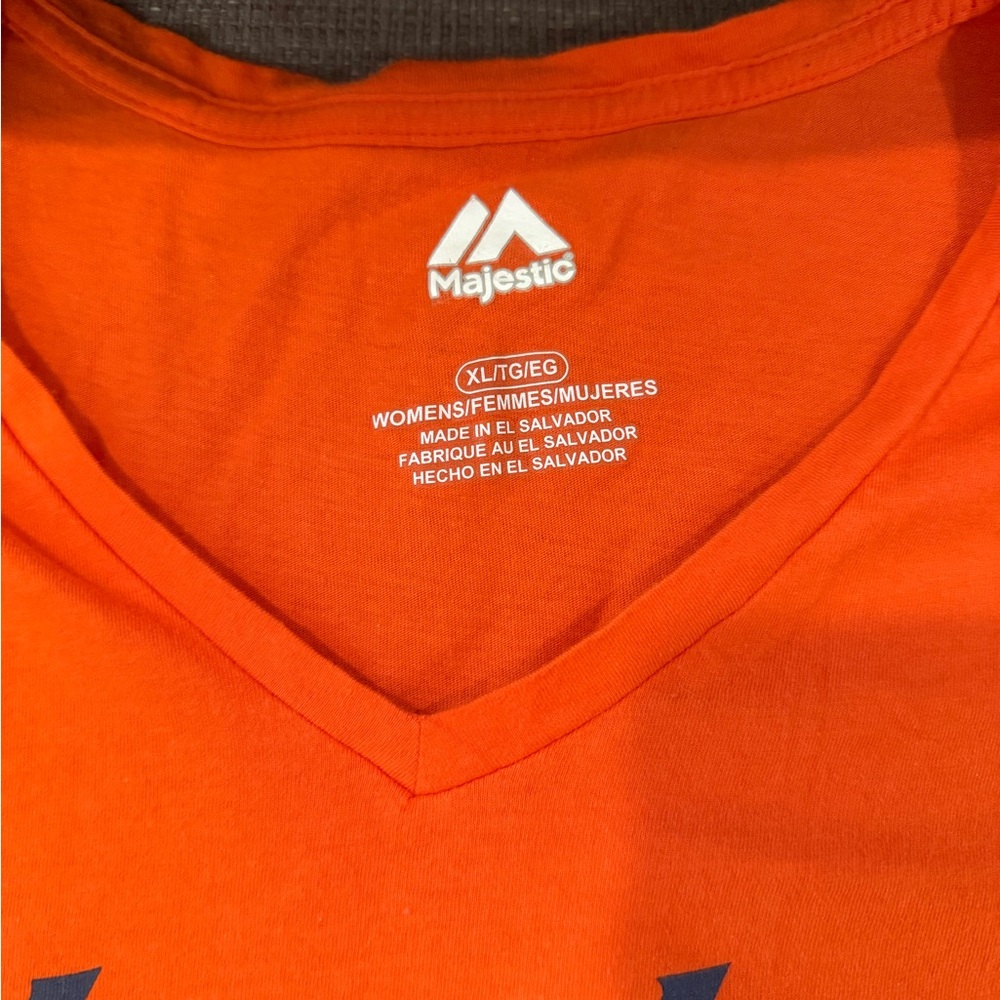 Majestic Orange Houston Tee - Picture 2 of 3